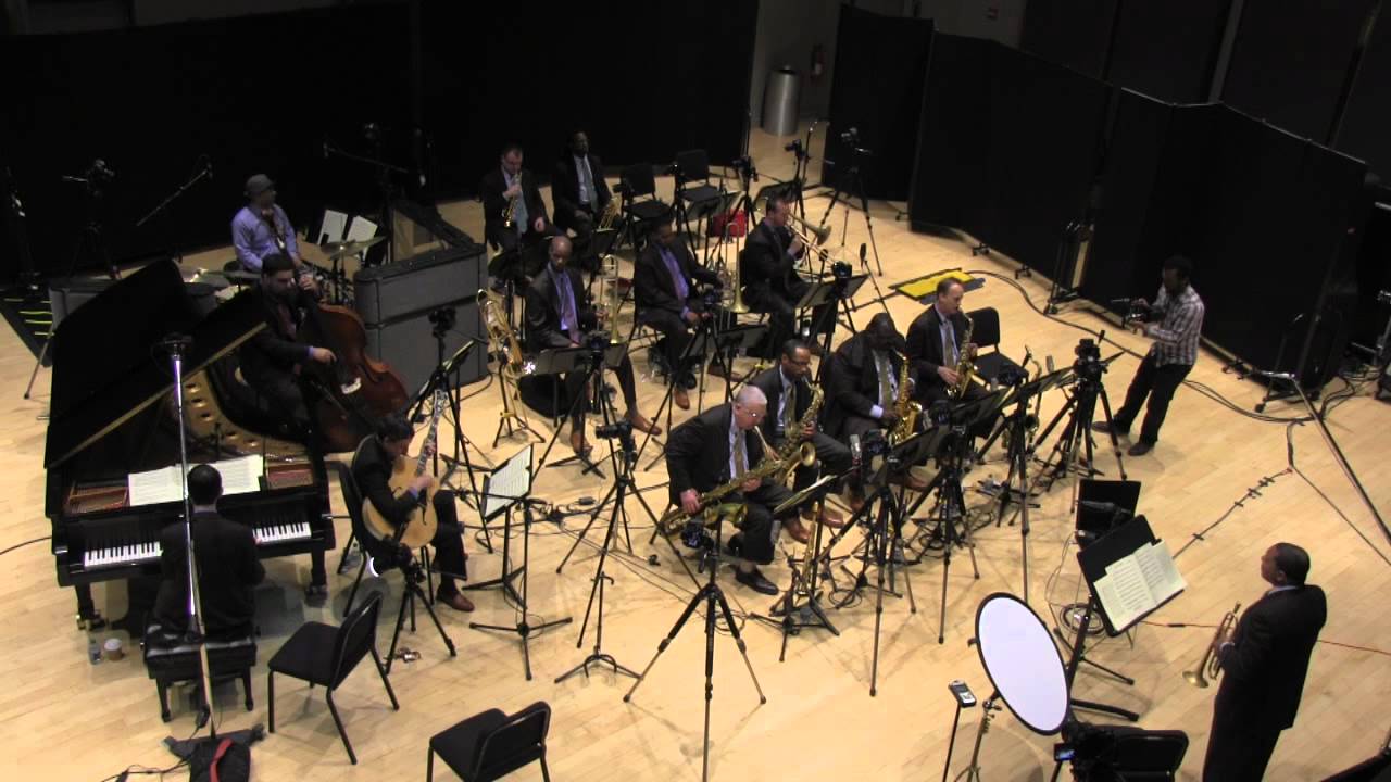 Jazz at Lincoln Center Orchestra rehearsing 