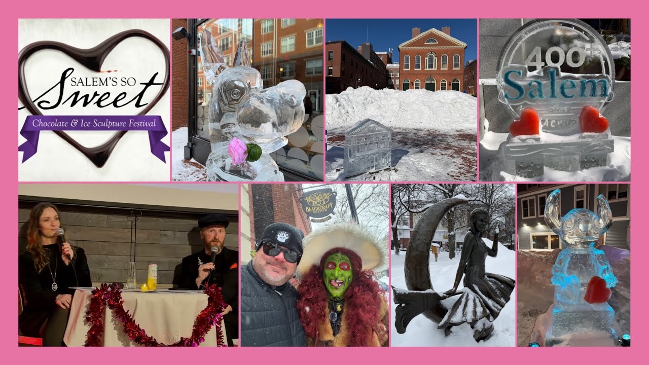 Salem Ice Sculpture Festival 2026/Witch City Snow Storm/Salem The Podcast Live- D Tour 403 2/7+8/26