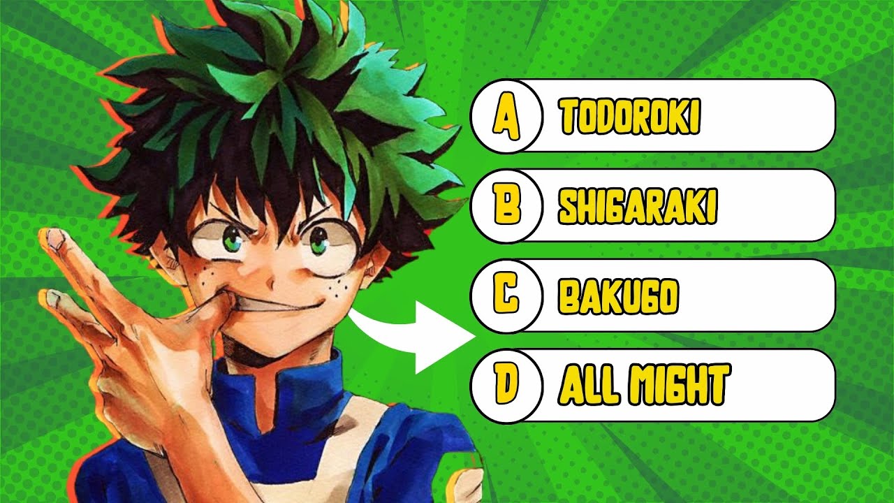 MY HERO ACADEMIA QUIZ 🔥 BOKU NO HERO QUIZ