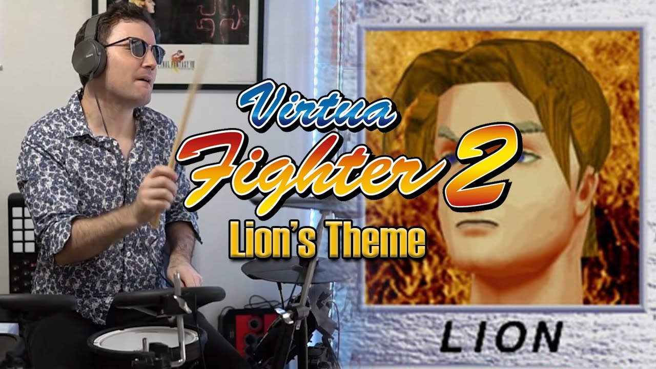 Virtua Fighter 2 - "Young Knight" (Lion Theme) Drum Cover バーチャファイター2 「リオン・ラファール bgm 」を叩いてみた【ドラム】