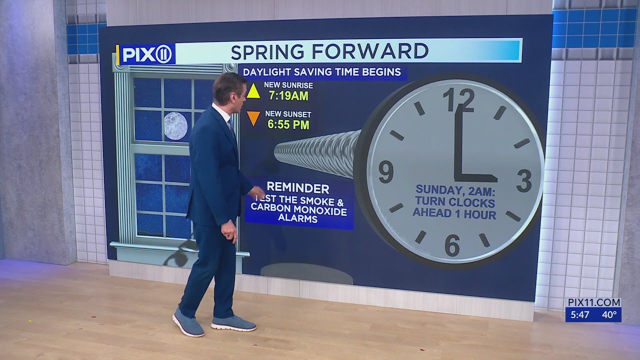 Spring-like feeling as the clocks spring forward this weekend