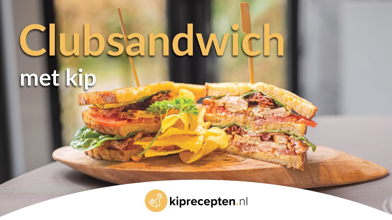 Club sandwich met kip