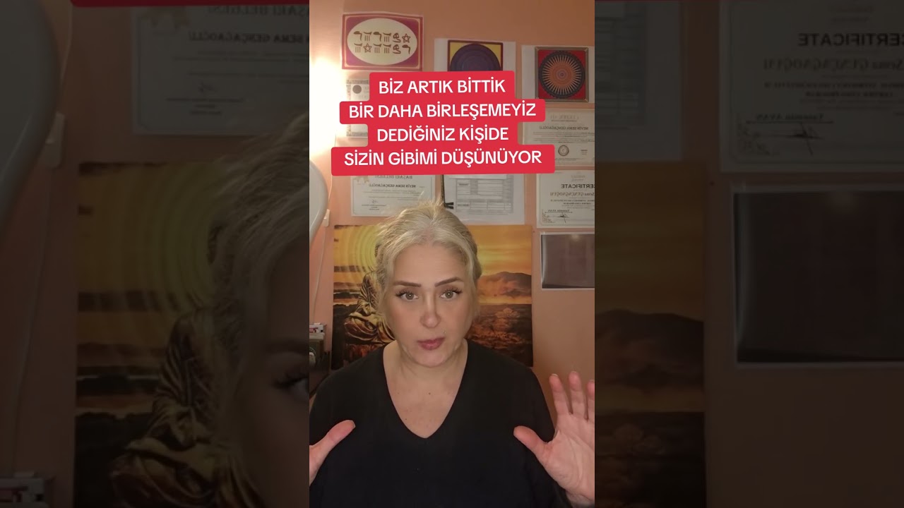 BİZ ARTIK BİTTİK BİR DAHA BİRLEŞEMEYİZ DEDİĞİNİZ KİŞİDE SİZİN GİBİMİ DÜŞÜNÜYOR 