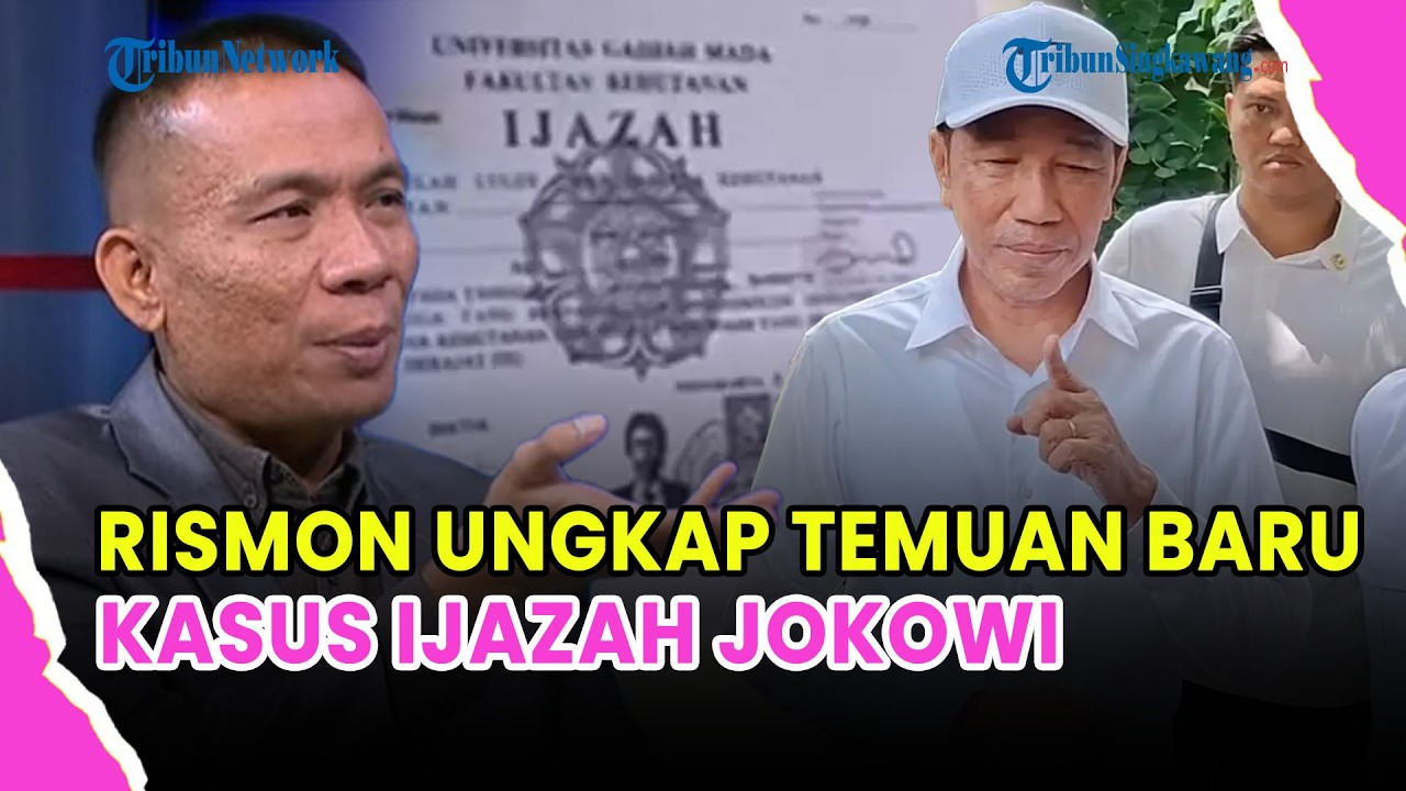 🔵 KASUS IJAZAH JOKOWI MEMANAS! RISMON SIANIPAR KLAIM ADA TEMUAN BARU DI POLDA