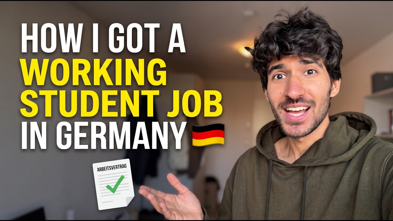 How I Got a Working Student Job in Germany in FIRST Semester