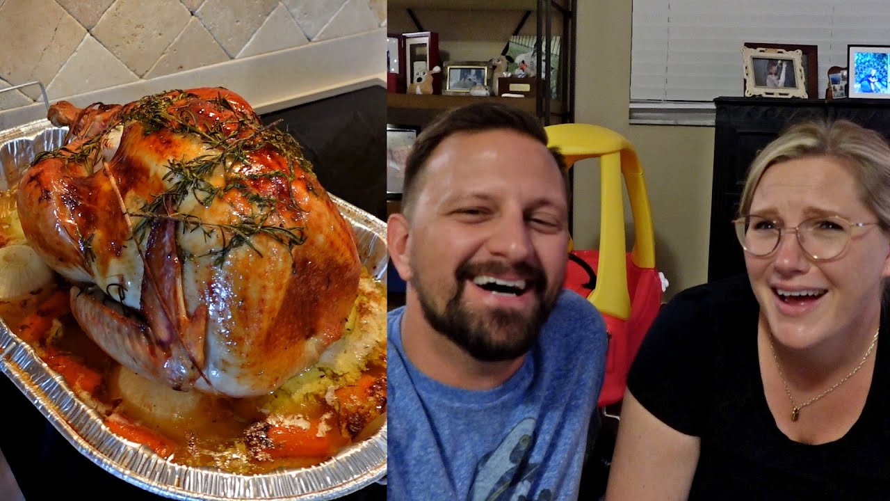 Our First Time Making The Thanksgiving Turkey, Holiday Cooking Chaos & A Birthday Haul! | Home Vlog