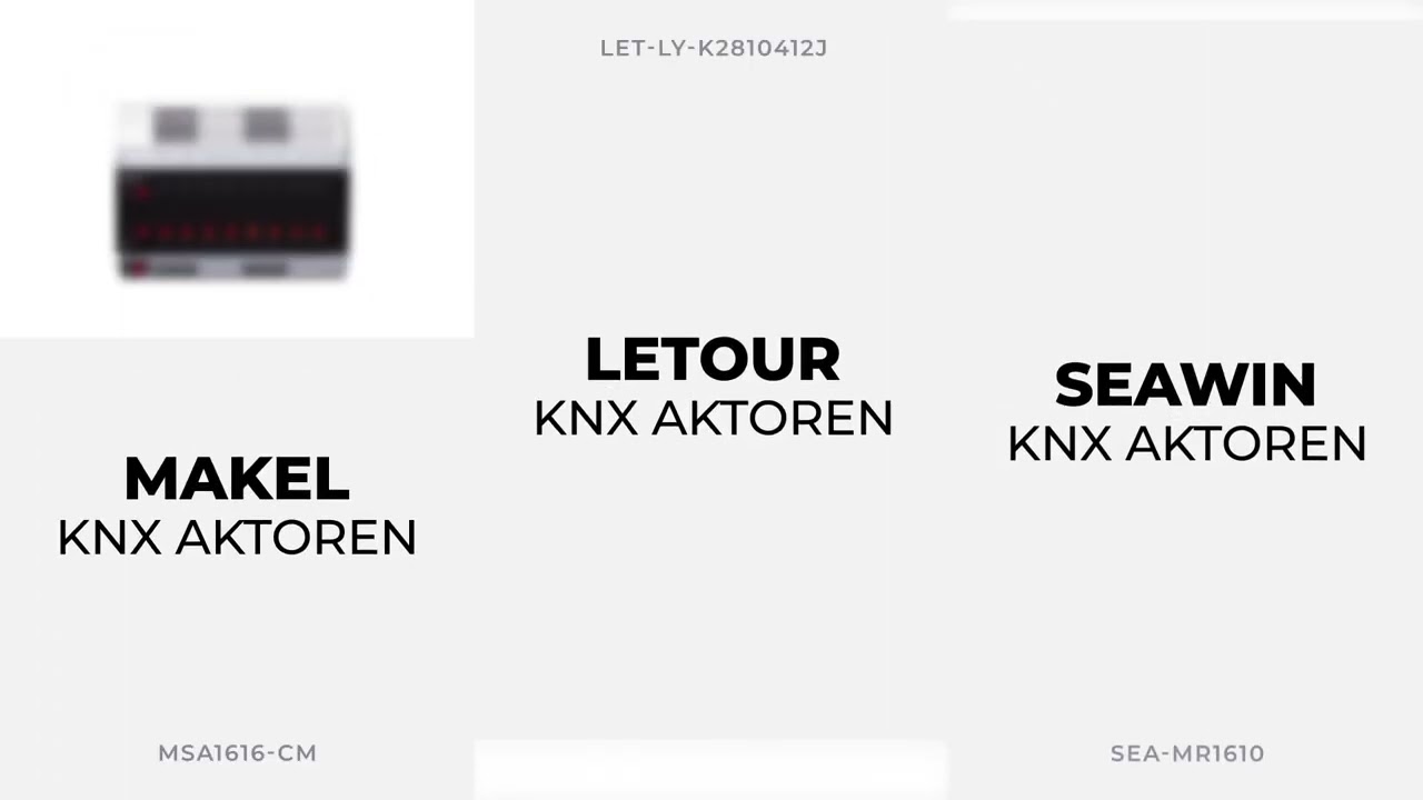 KNX Aktoren mal nicht von MDT; GIRA, Hager, Jung etc. - lernen Sie neue KNX Hersteller kennen