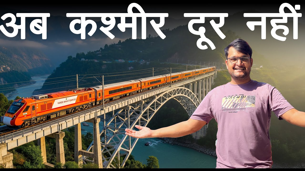Journey in shri mata vaishno devi katra to Srinagar Vande Bharat express