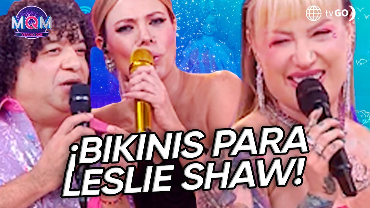 Mande Quien Mande: Diseños de bikinis para Leslie Shaw en 