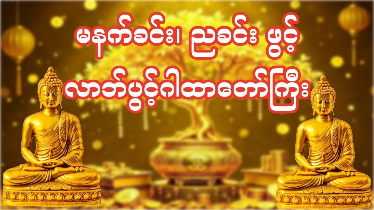 စီးပွားရေး အဆင်မပြေဖြစ်နေရင် ဒီဂါထာတော်ကိုအမြဲနာယူပူဇော်ပါ (လာဘ်နိုးဂါထာတော်)