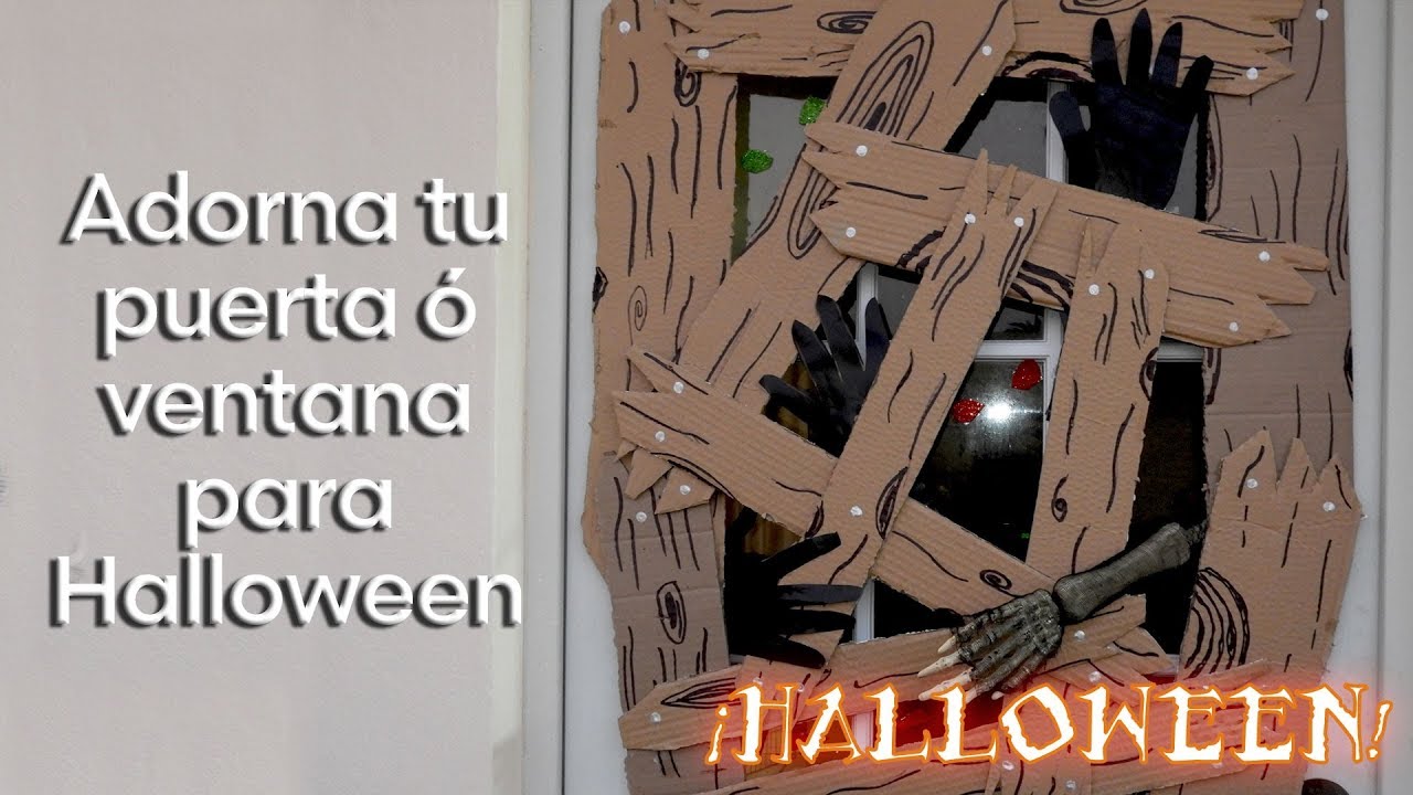 Como adornar tu puerta para Halloween - 2