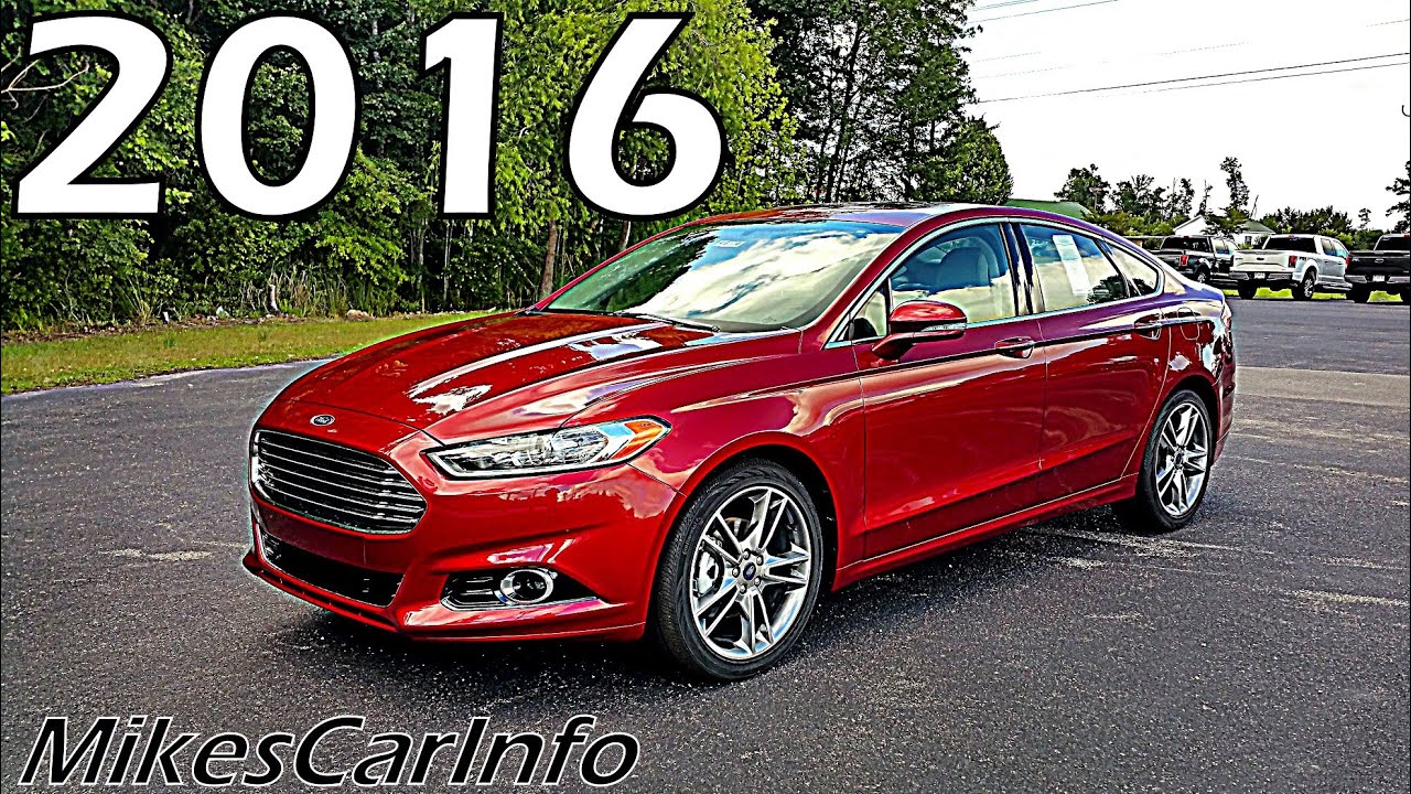 👉 Ford Fusion Titanium 2016 года
