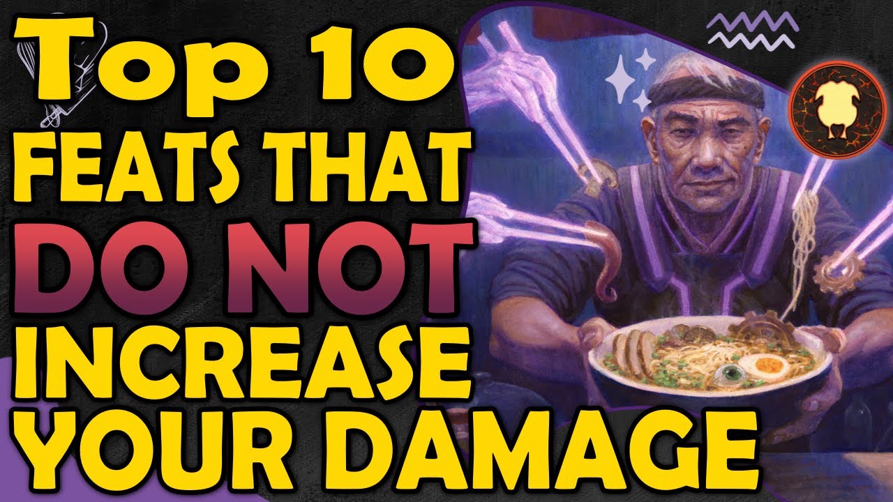 Top 10 Feats That DO NOT Increase Your Damage in DnD 5E