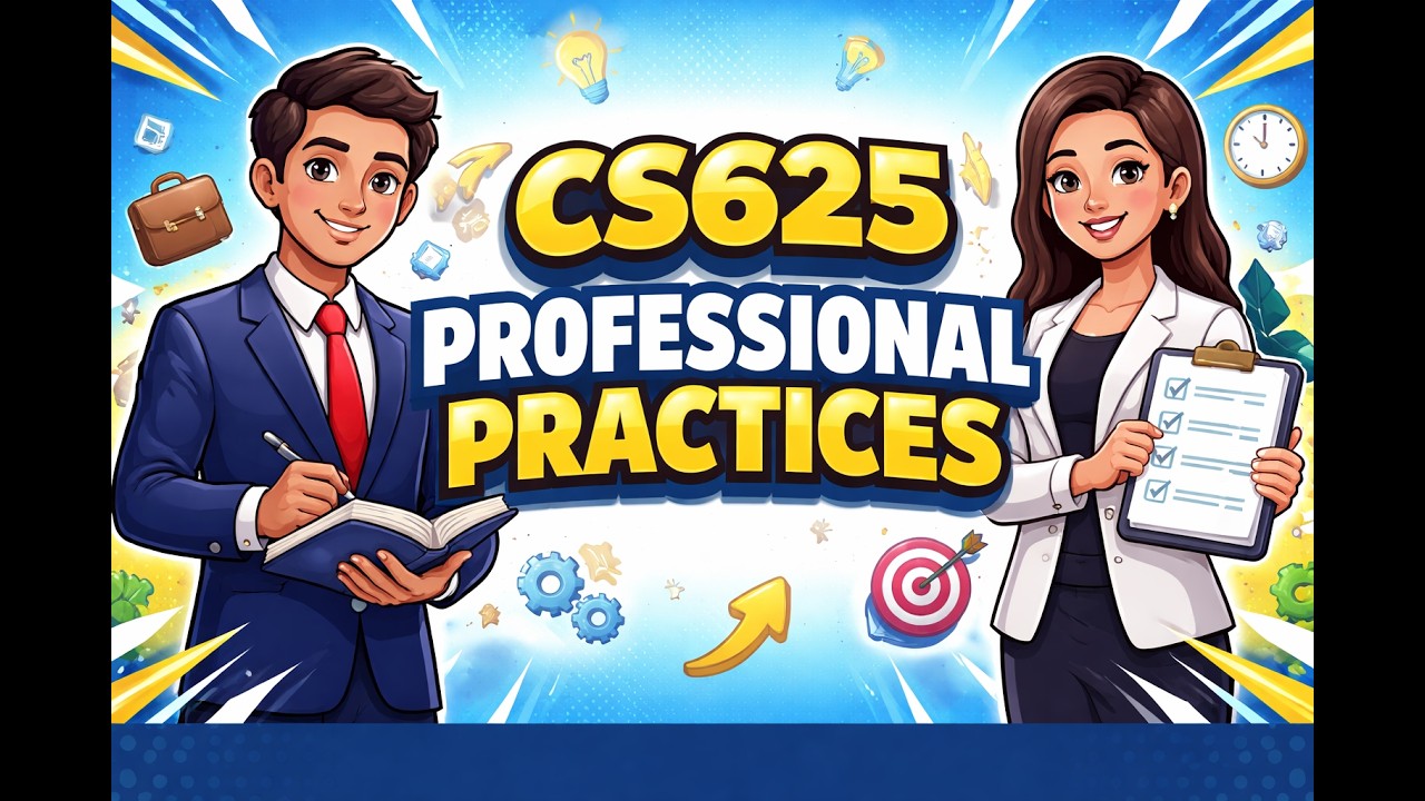 CS625 - Professional Practices | Quiz #01 Full Solution | VU Guider | Conceptual MCQs Explained