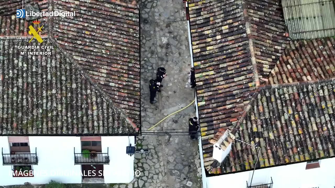 Un dron muestra cómo ha quedado Grazalema en Cádiz tras el temporal