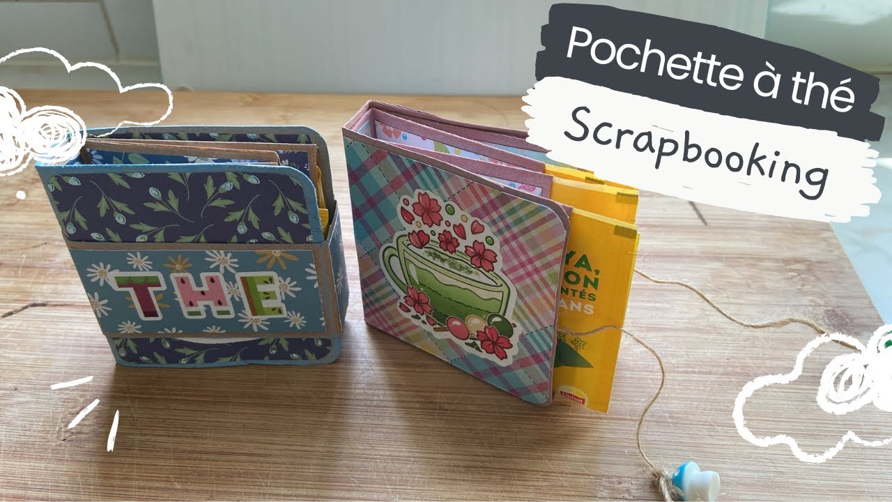 Créez une Pochette à Thé Personnalisée 🍵 DIY Scrapbooking