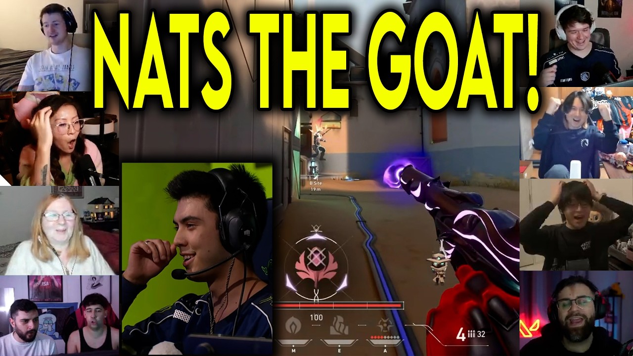 Valorant Streamers Reacts To TL nAts Insane 1v3 CLUTCH Against TH In VCT