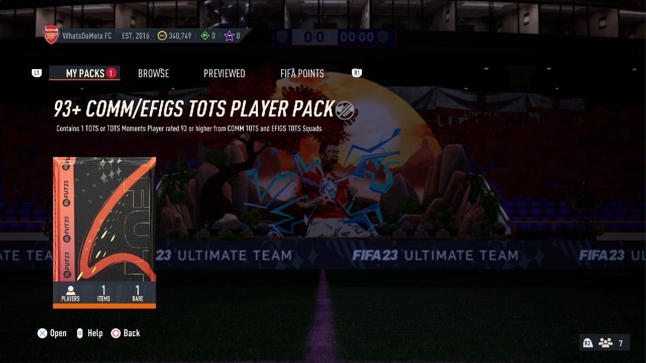 93+ EFIGS TOTS Pack Fifa 23