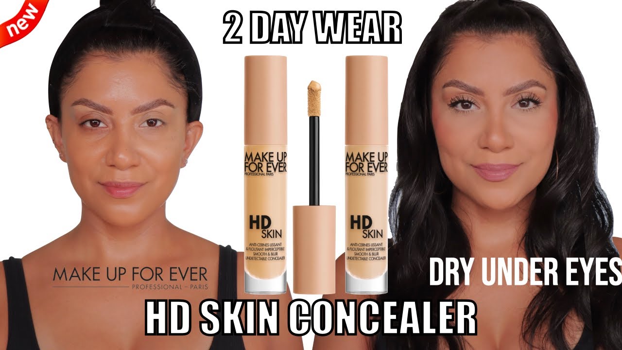 2 DAY WEAR *new* MAKEUP FOREVER HD SKIN UNDETECTABLE CONCEALER *dry undereyes* | MagdalineJanet