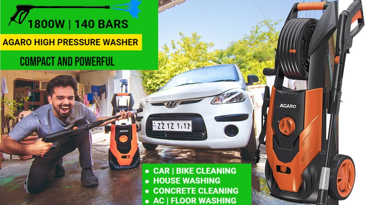 AGARO Royal High Pressure Washer Review 2023 | 1800 Watts 140 Bars | Best High Pressure Washer 2023
