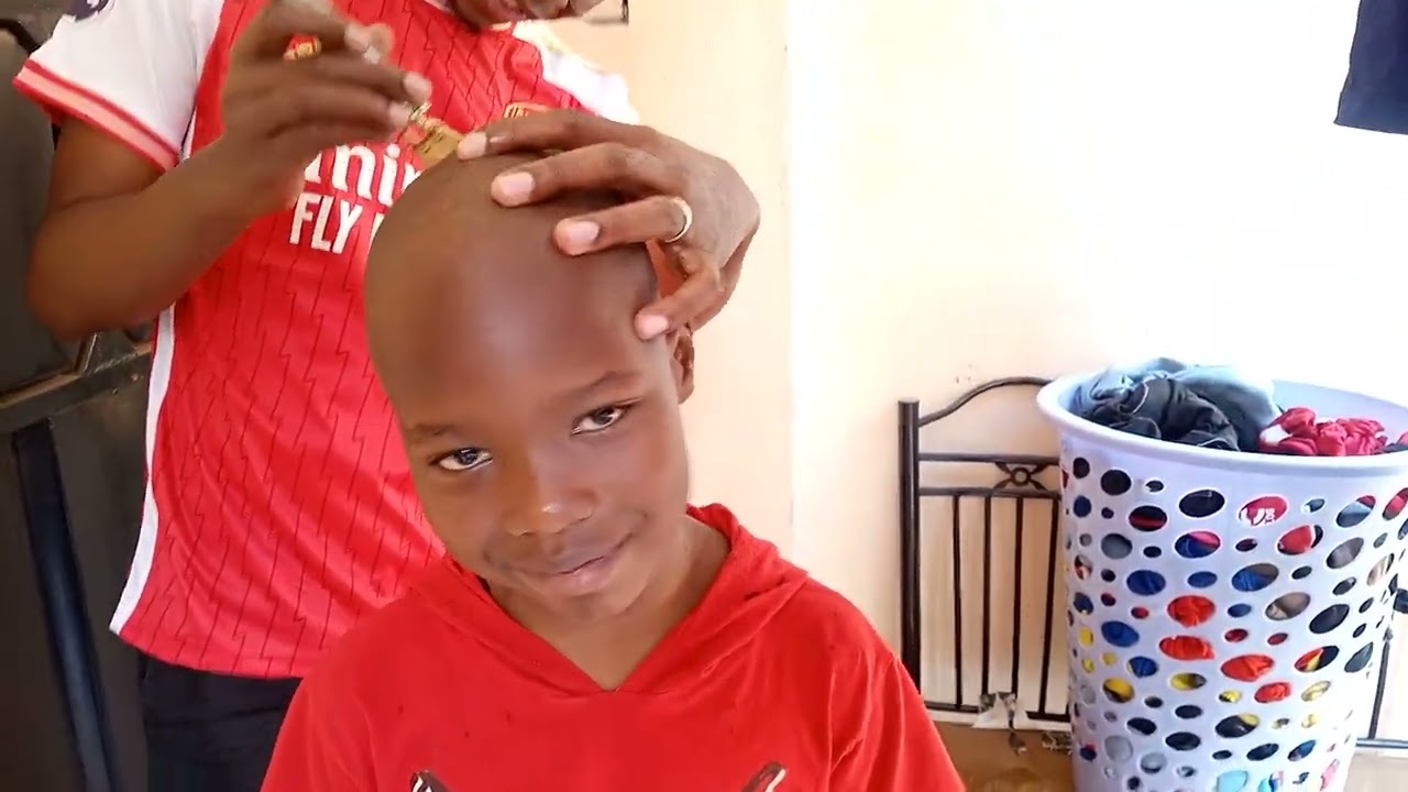 MY DAD SHAVING MY HAIR FOR THE FIRST TIME🙆