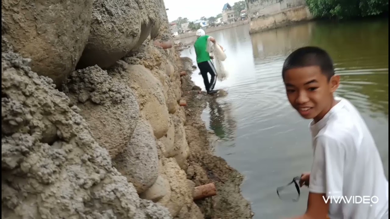 EP36 part1 pag lalambat sa sapa ,net fishing my first time net fishing na ganito may pa welcome pa