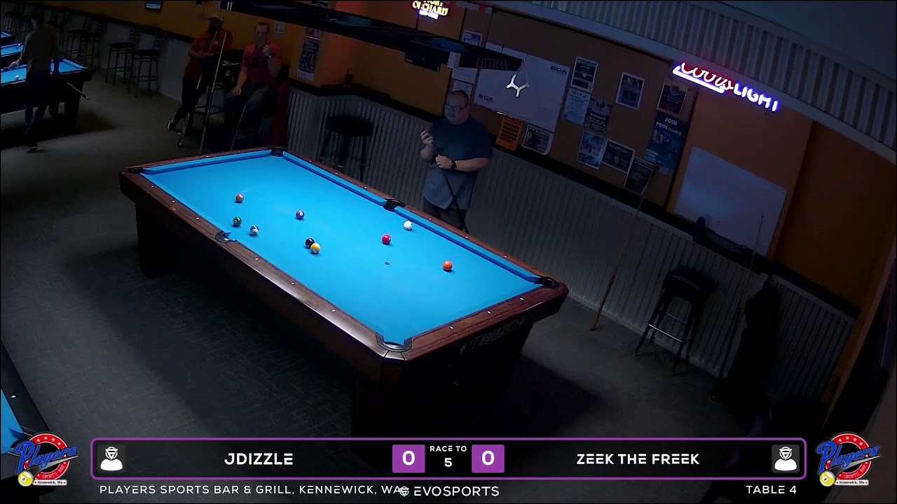 JDIZZLE vs ZEEK THE FREEK - PLAYERS SPORTS BAR & GRILL - TABLE 4 | EvoSports