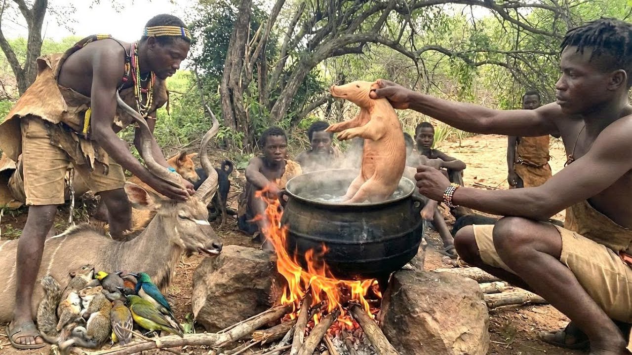 Survival Hunting in the African Wilderness &mdash; Living with the Hadzabe Tribe