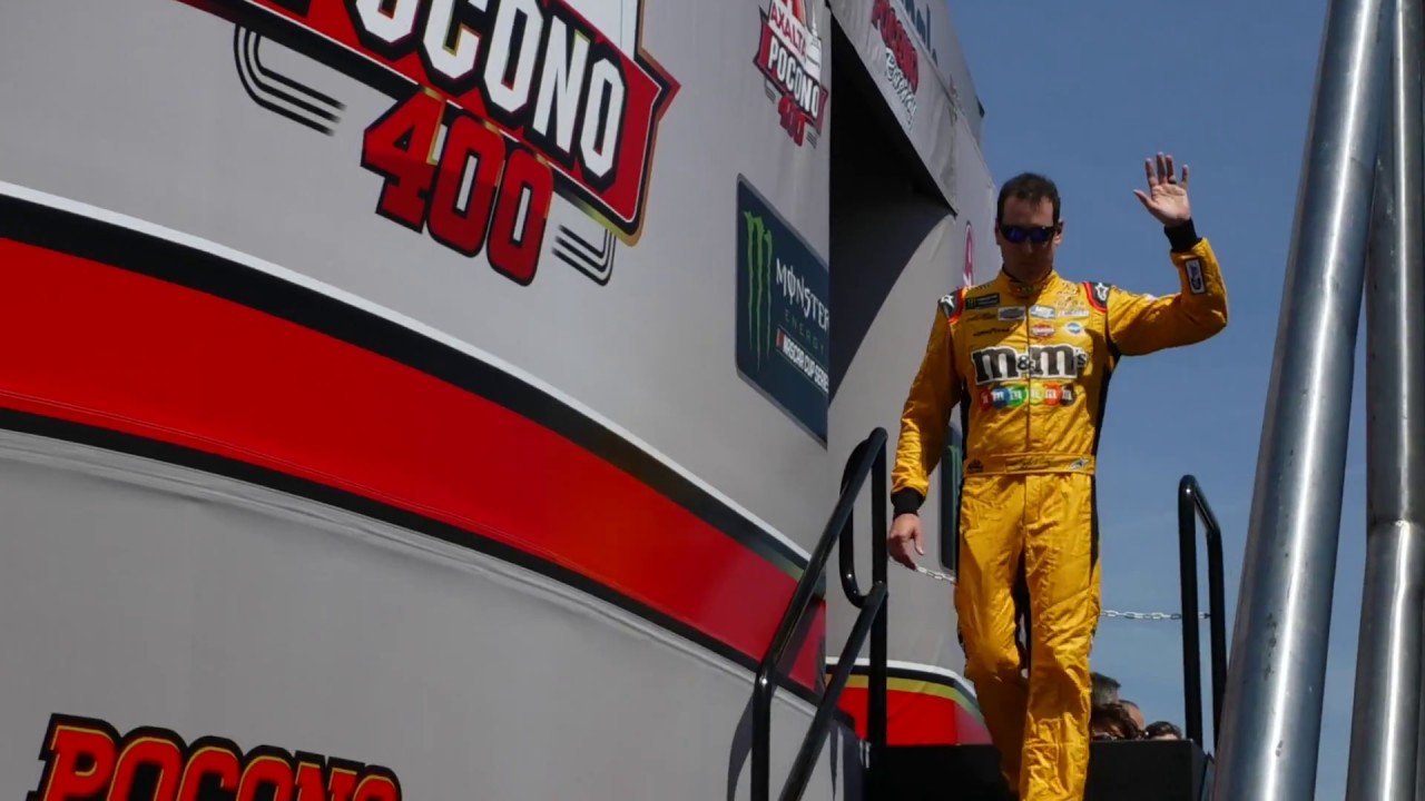 NASCAR Pocono driver introductions june 11,2017