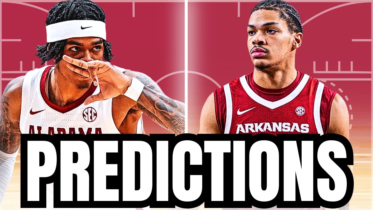 Alabama vs. Arkansas PREDICTION | 2025-26 SEC Basketball Predictions