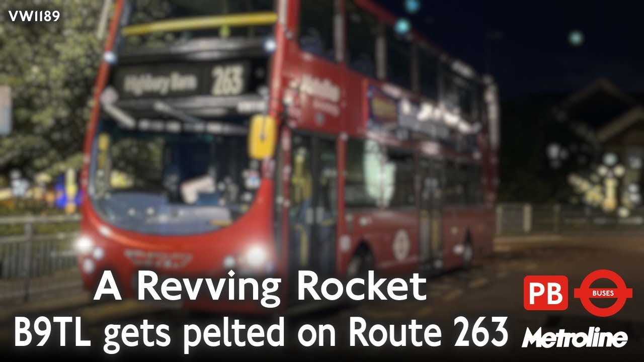 A Revving Rocket | Volvo B9TL Gemini 2 gets revved and pelted around North London on Route 263