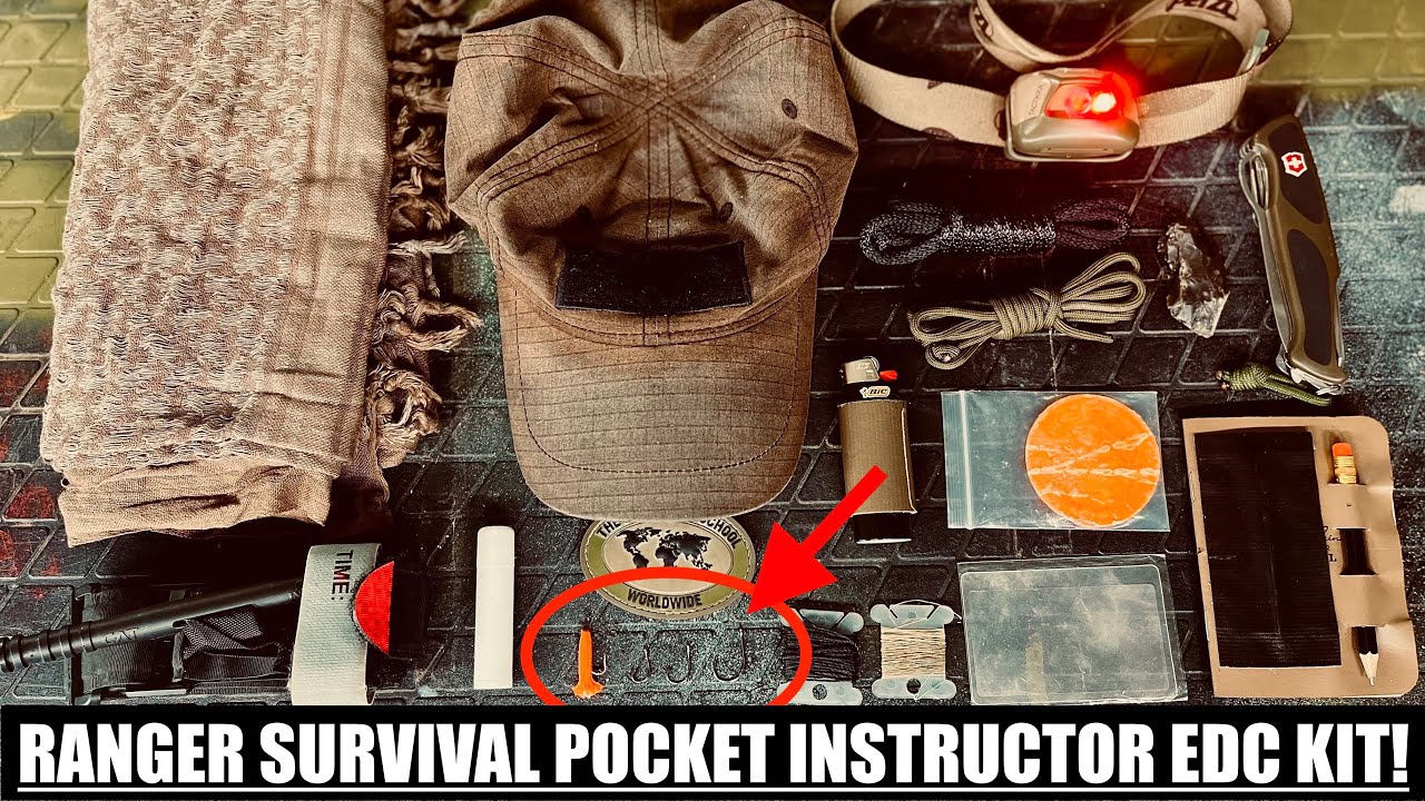 Ranger Survival Instructor Pocket EDC Kit!