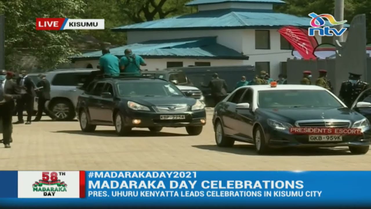 Madaraka Day in Kisumu: President Uhuru's arrival at Jomo Kenyatta Stadium