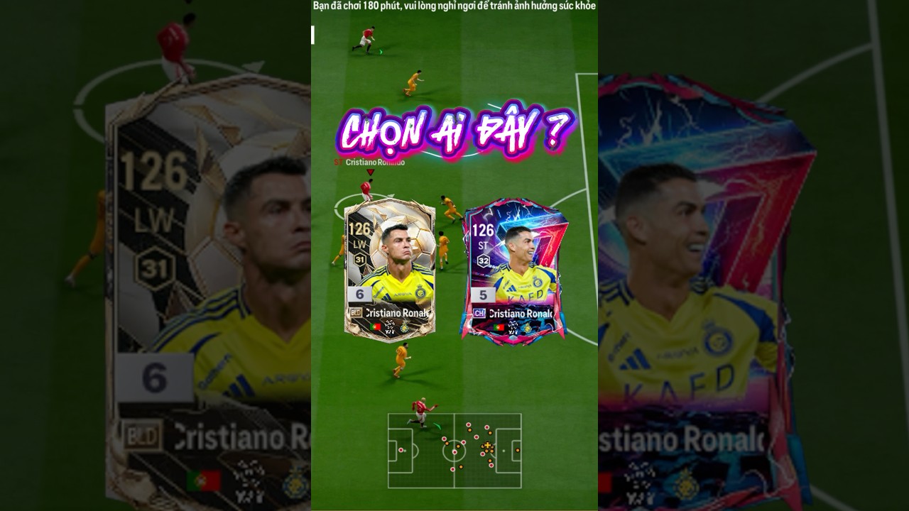 So s&aacute;nh Cristiano Ronaldo m&ugrave;a BLD+6 v&agrave; m&ugrave;a CH+5 #fconline #fifa