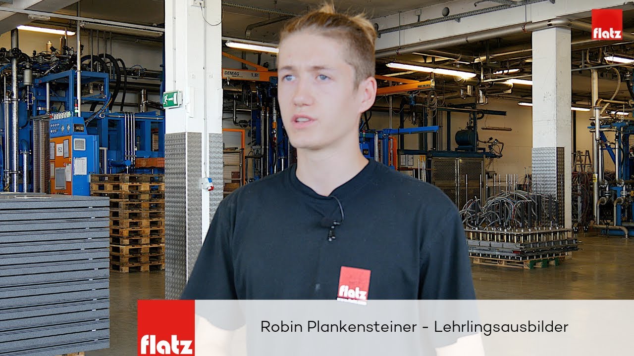 Robin Plankensteiner Lehrlingsausbilder in der Formteil Produktion bei Firma Flatz