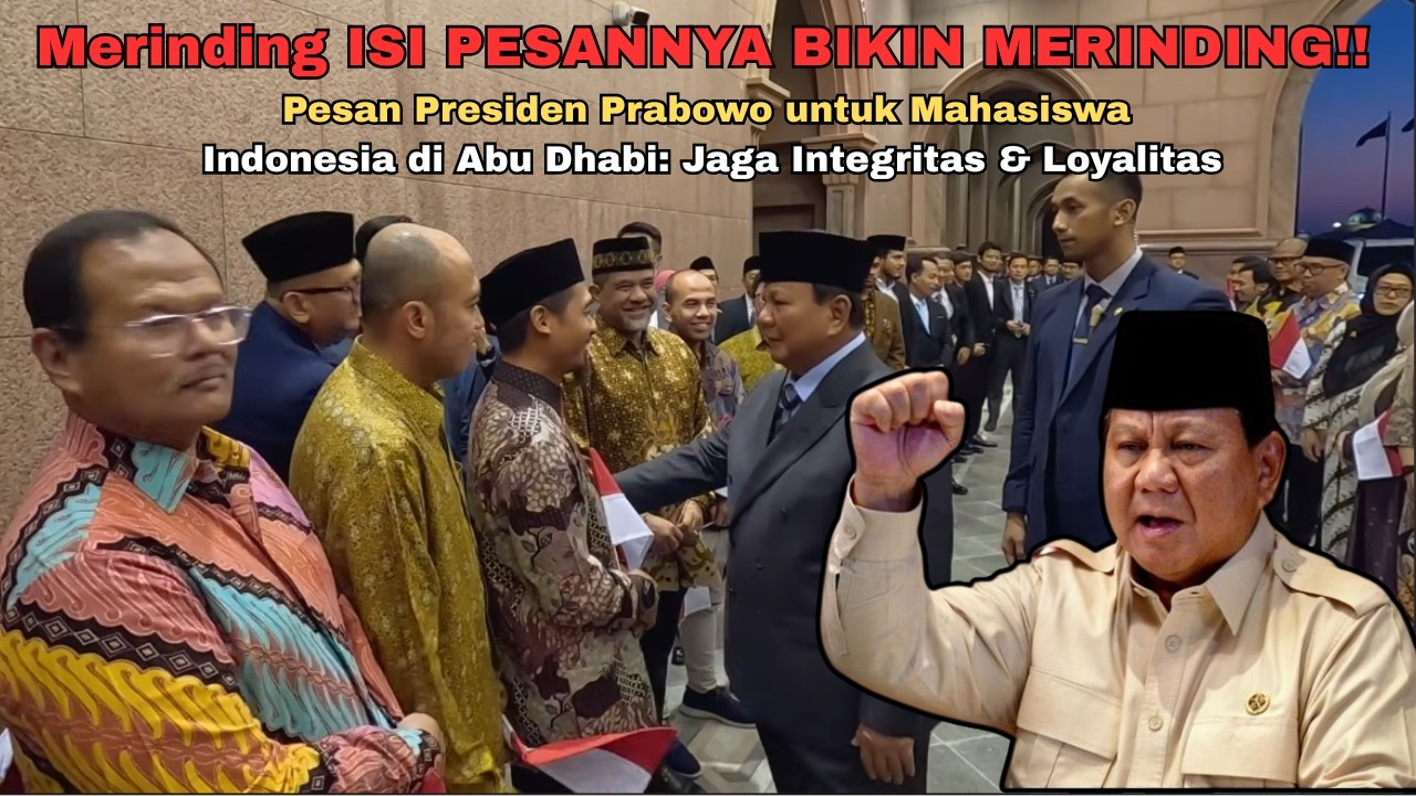 Kehangatan di Bulan Ramadan, Diaspora Indonesia Sambut Kedatangan Presiden Prabowo di Abu Dhabi