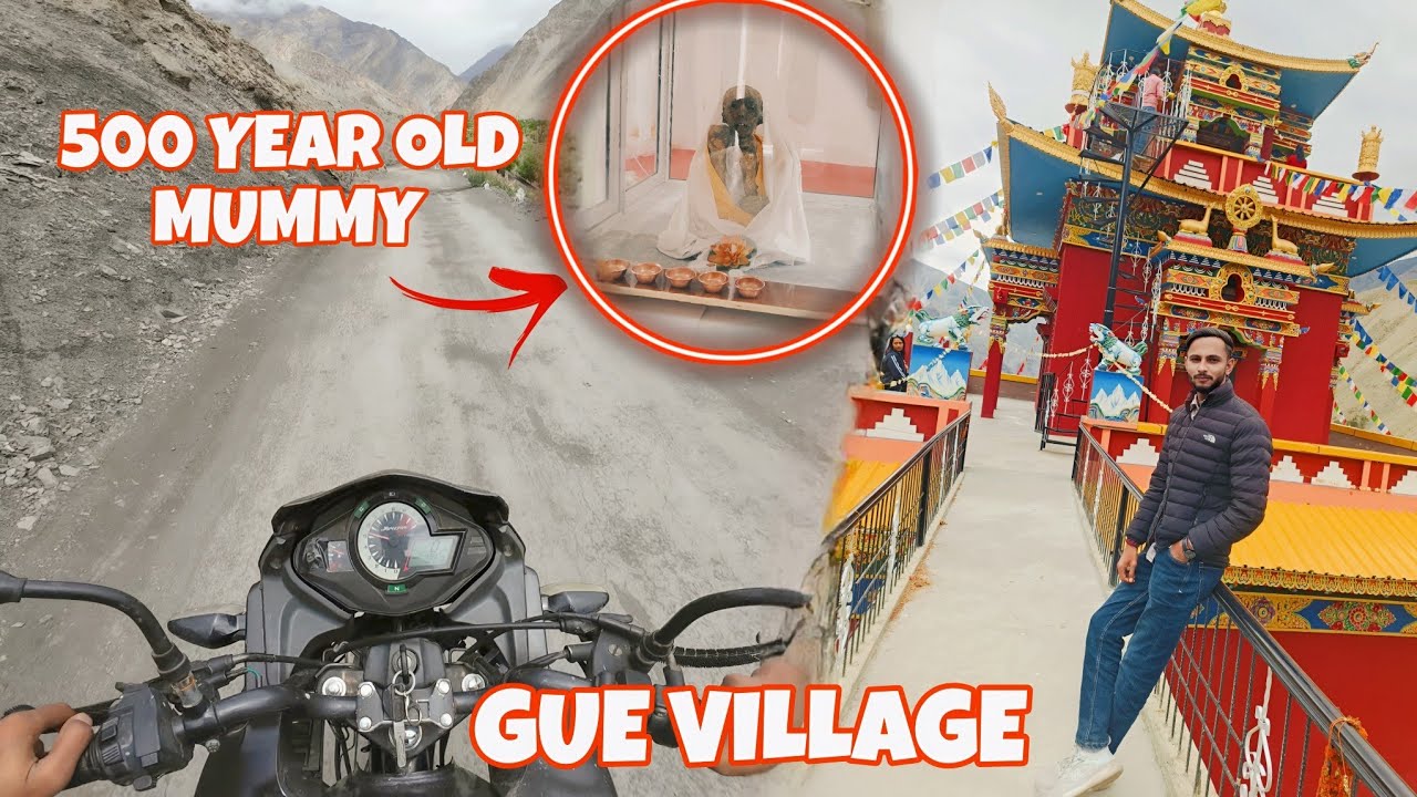 Discovering the Gue Village of Spiti Valley || 500 Year Old Mummy || BikerSanif