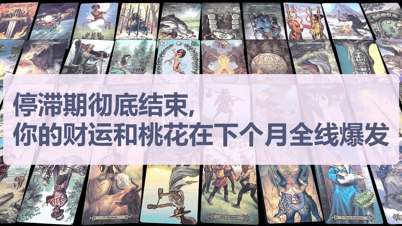 Tarot✨停滞期彻底结束, 你的财运和桃花都要在下个月全线爆发