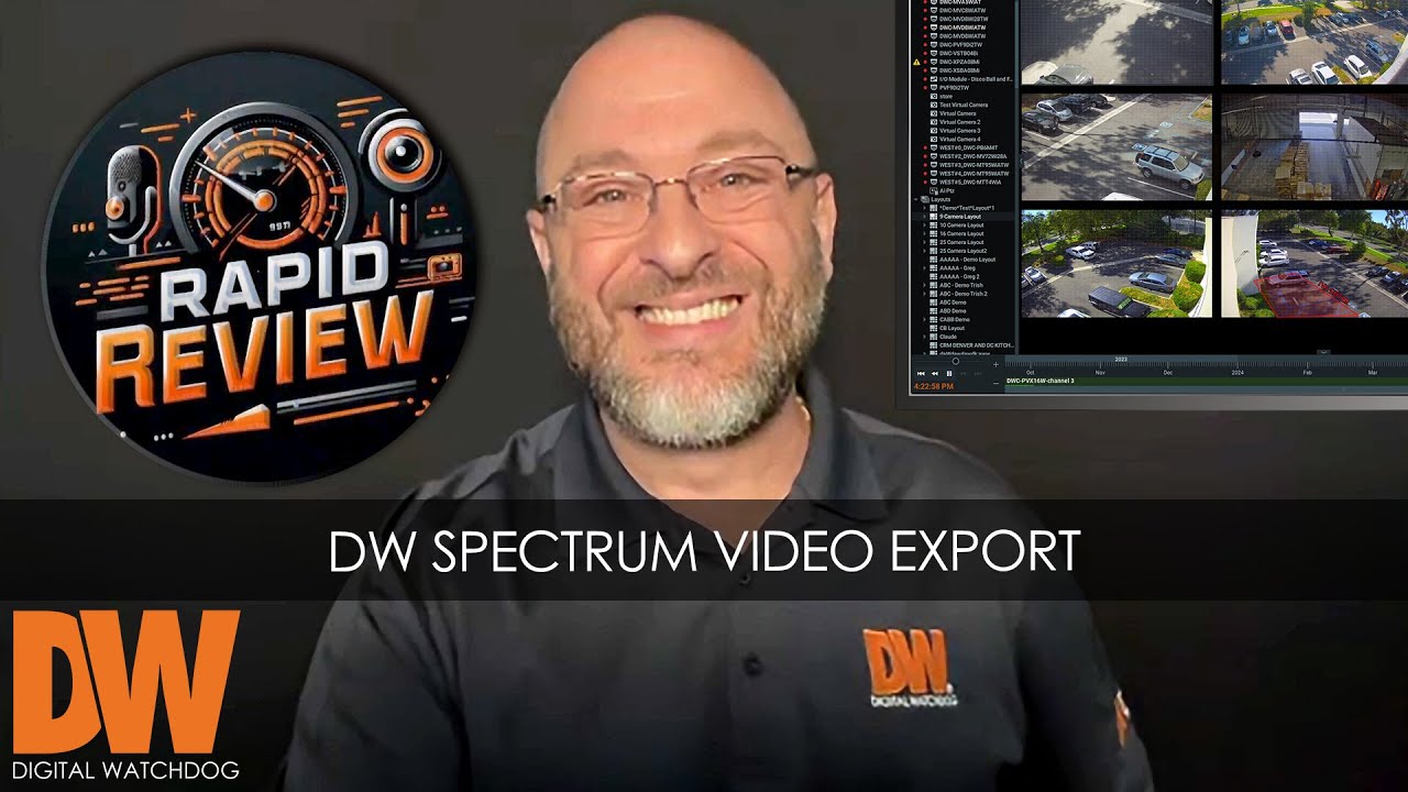 DW&reg; Rapid Review&trade; DW Spectrum Exporting Video