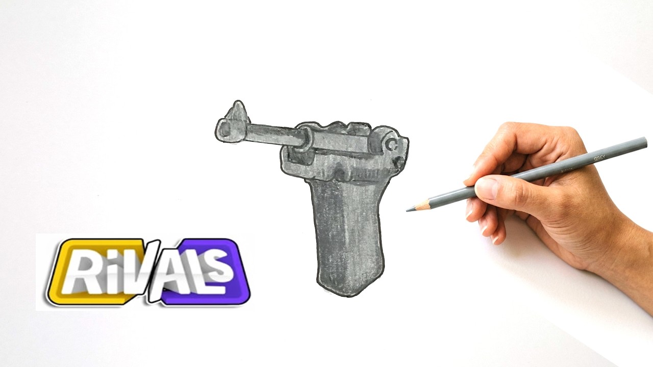 How to draw Glass Cannon ROBLOX RIVALS