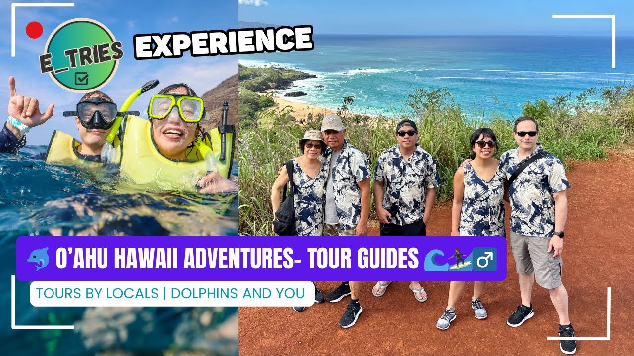 🌺 Exploring O‘ahu with Tour Guides | Private Island Tour + Dolphin & Snorkel Adventure 🌺