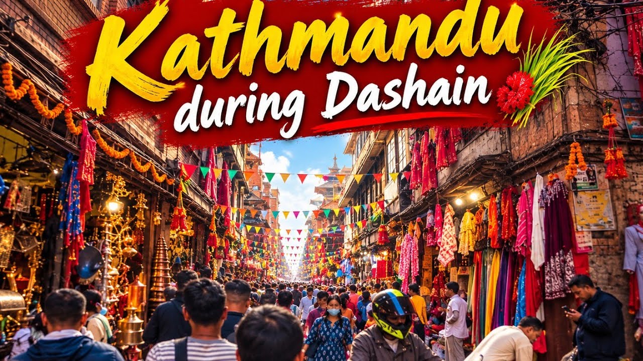 Dashain vibes shopping in Kathmandu, 2083