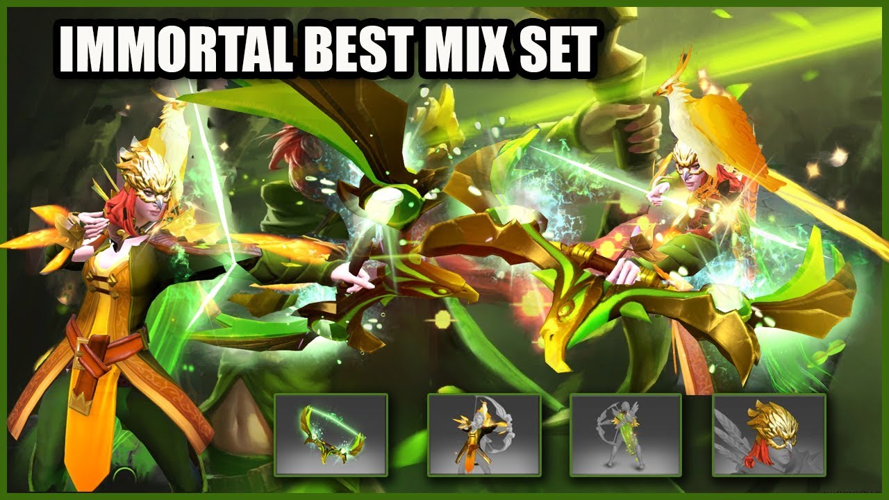 DOTA 2 WINDRANGER IMMORTAL BEST MIX SET - FULL ANIMATION AND EFFECTS