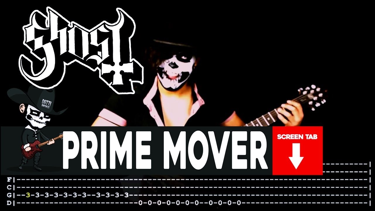 【GHOST】[ Prime Mover ] cover by Masuka | LESSON | GUITAR TAB