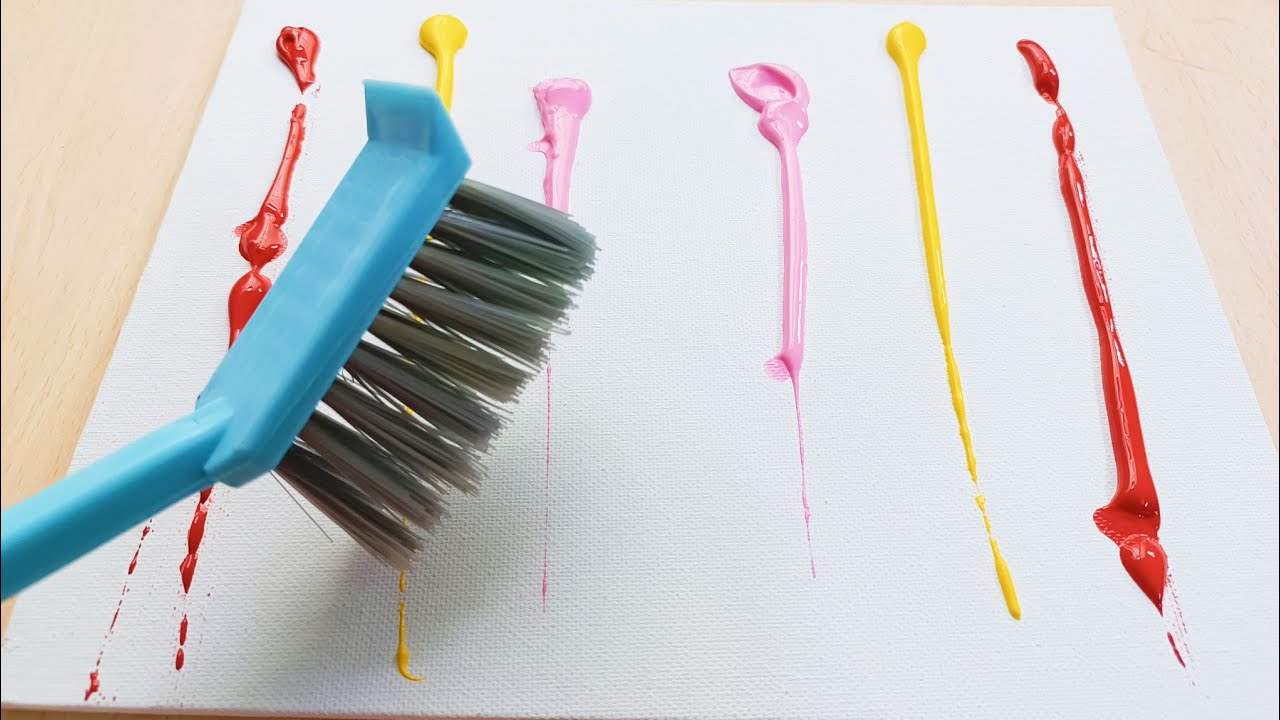 Anyone Can Paint This! | So Simple and Colorful Acrylic Techniques! | Art Ideas
