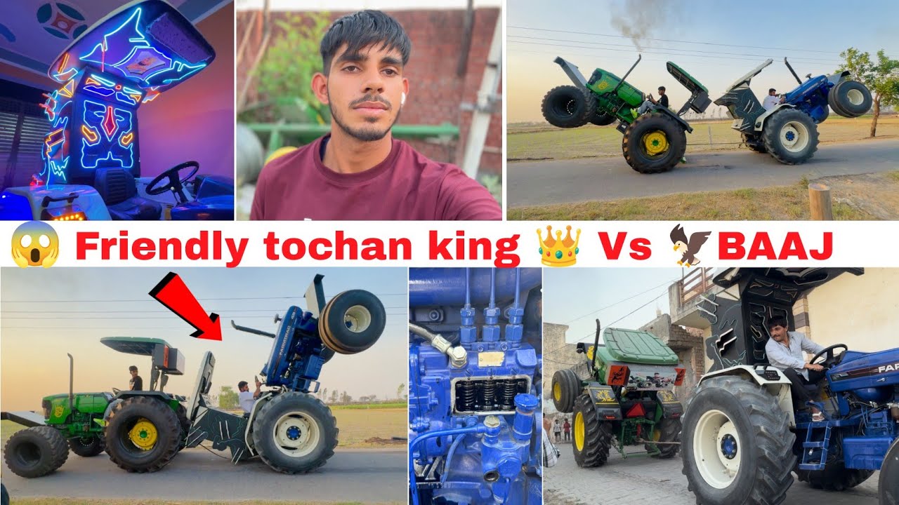 😱आज तो Tochan king 👑 ने कर दी तोड़ फोड़ farmtrac 45 Vs Cheetah🐆 Tractor Tochan || Miss u Nishu bhai💔
