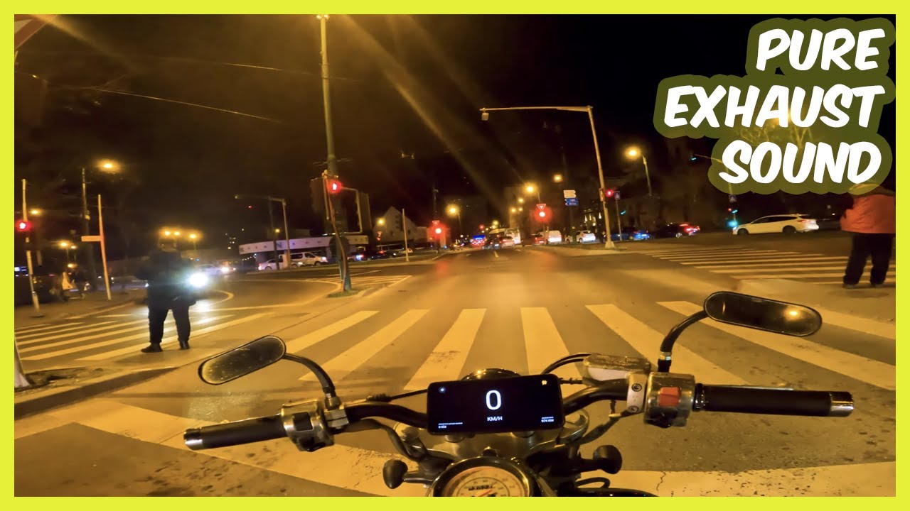 POV Motorcycle Night ride | Yamaha Dragstar XVS 650
