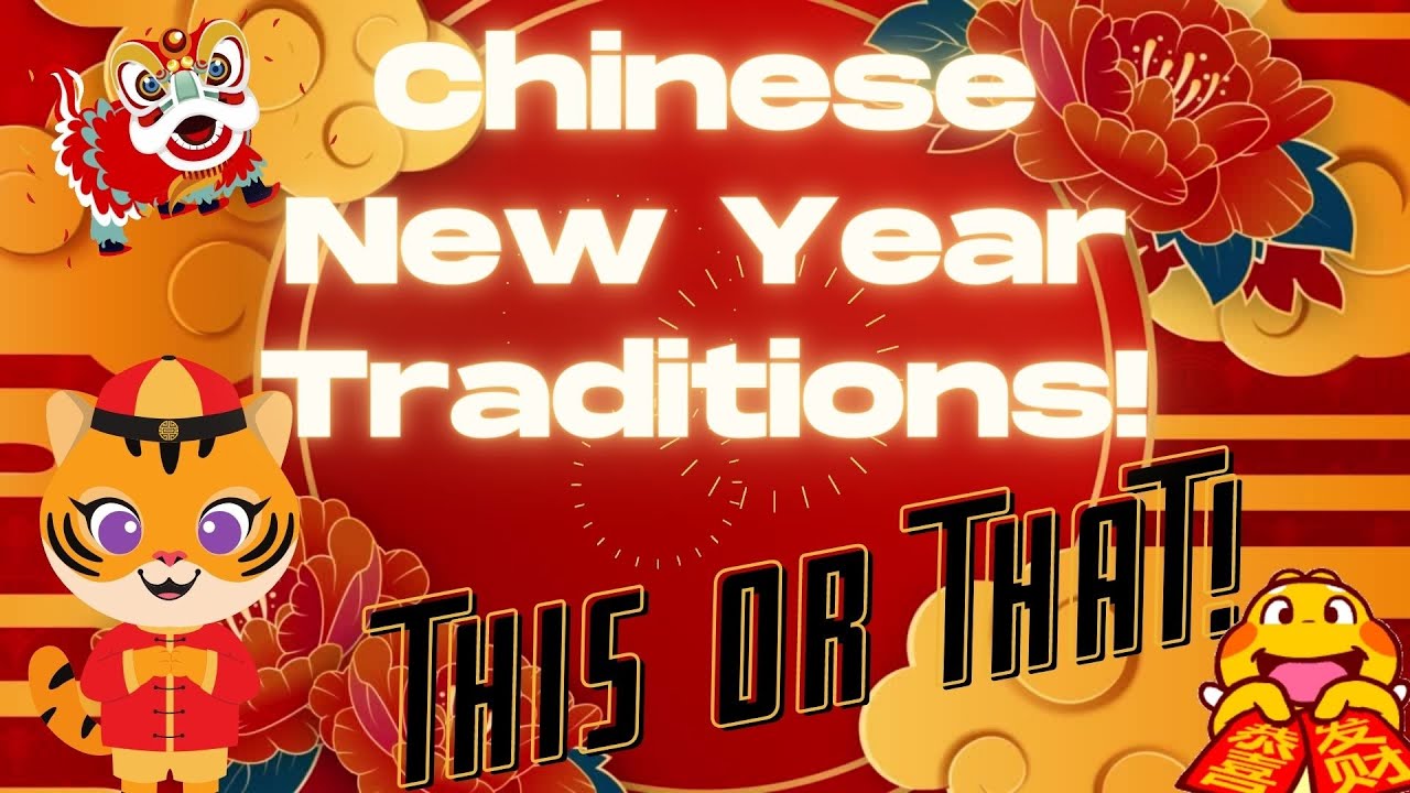Chinese New Years Traditions: This or That! [PE | 5 minute Warm Up | Virtual PE | Brain Break]
