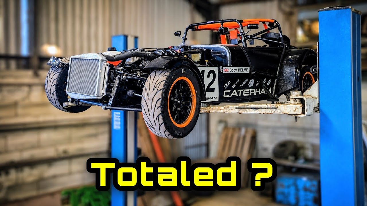 Насколько сильно разбит мой гоночный болид? Эксперт по Caterham оценивает повреждения моего разби...