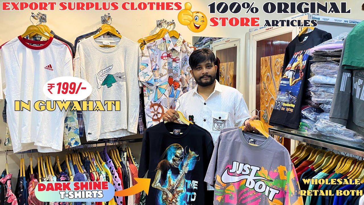 100% Original Store Articles ₹199 Only 😱 | Branded Export Surplus Clothes In Guwahati |